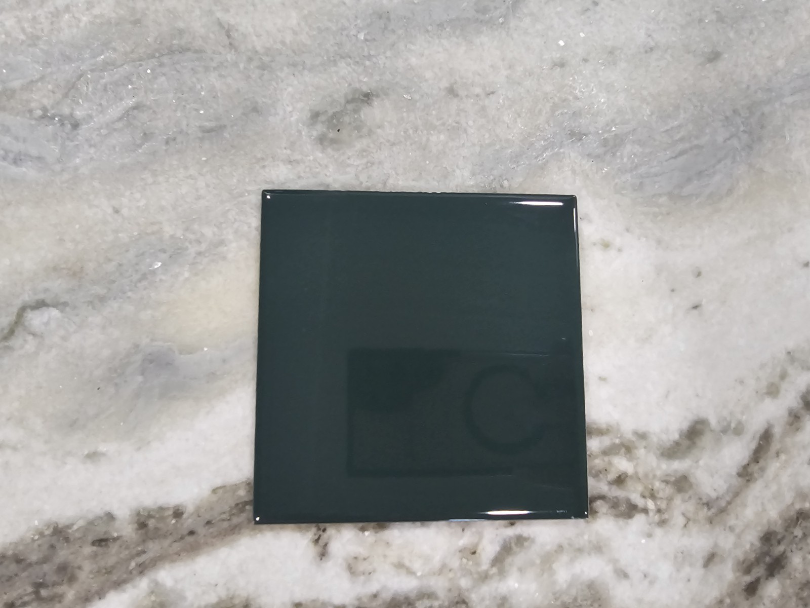 4.25 x 4.25 Evergreen Semi-Gloss Ceramic Wall Tile Made in USA