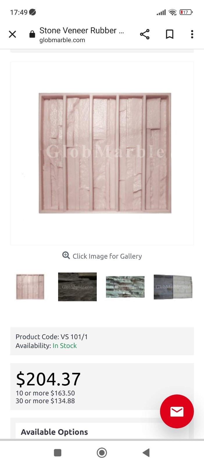 stone veneer molds