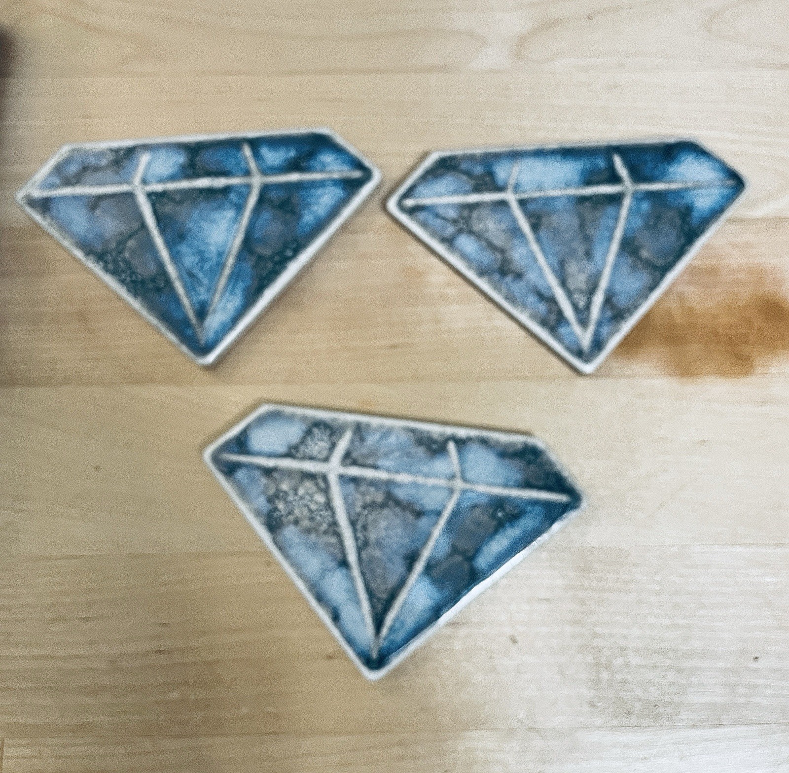 Set Of 2 Vintage Dolphin Swimming Pool Mosaic Tiles