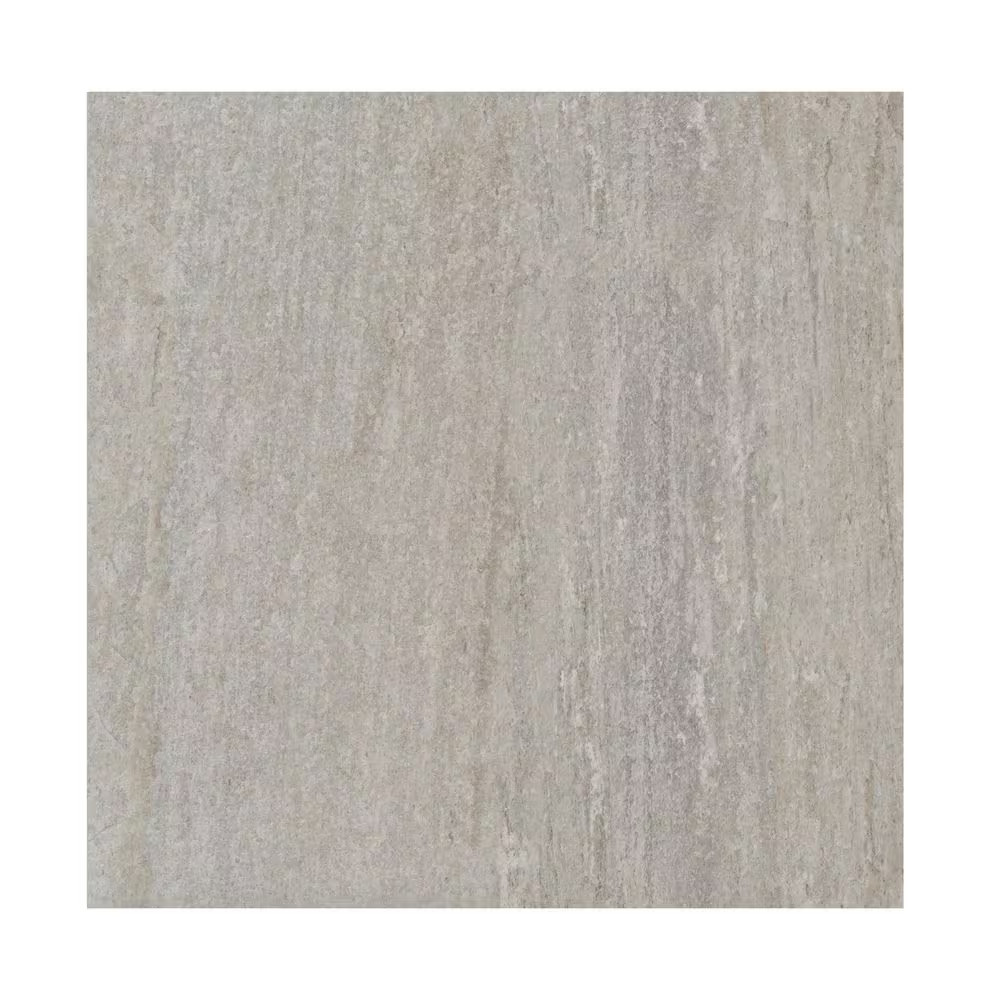 Quartz Silver 24 In. X 24 In. X 0.79 In. White Stone Look Matte Porcelain Paver