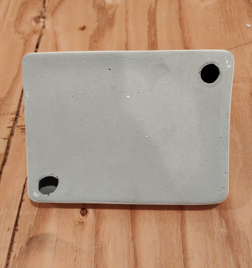 Soap Dish 4″x6″ 173mm x 125mm x 90mm Almond or White Ceramic Porcelain