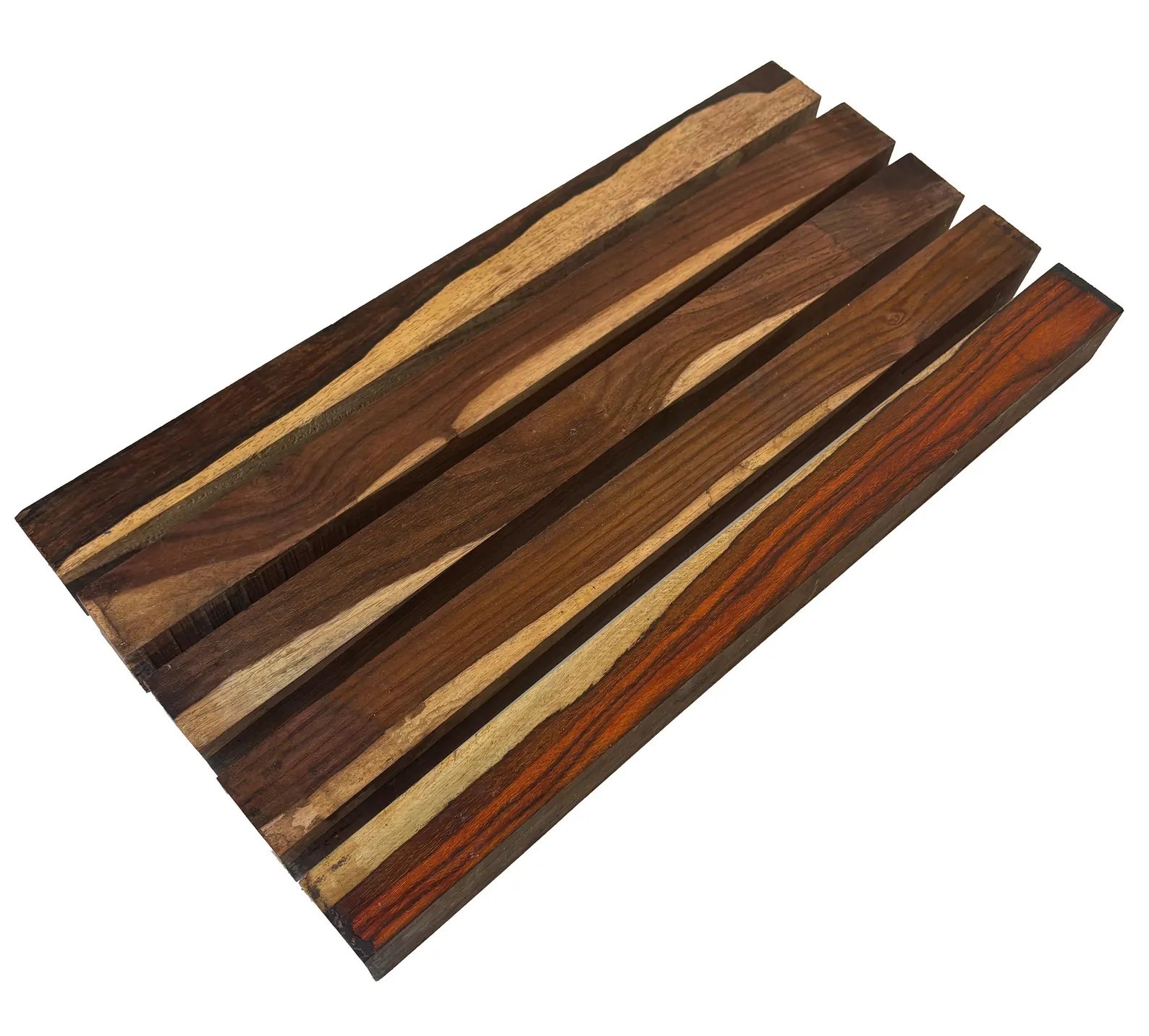 1.5″ x 1.5″ x 18″ Cocobolo with Sapwood Turning Squares