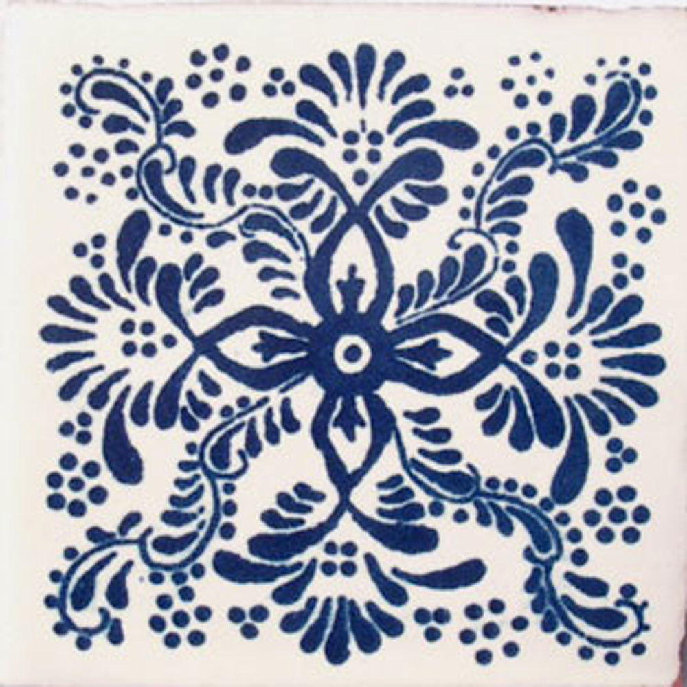 C#039)) MEXICAN TILE SAMPLE WALL FLOOR TALAVERA MEXICO CERAMIC HANDMADE POTTERY