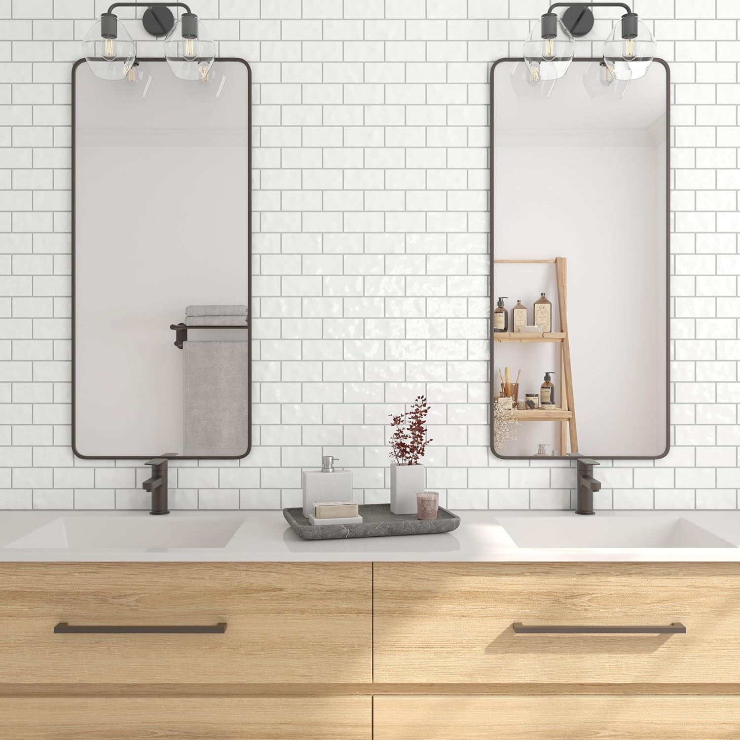 Matte Elegant White 2″ x 4″ Ceramic Mosaic Tiles – 9.96 SQFT per Carton