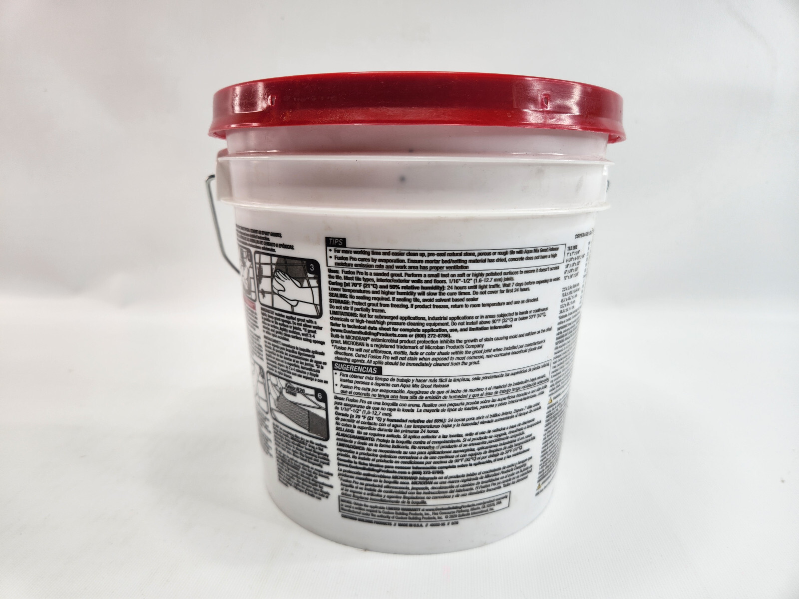 1 Gallon Fusion Pro HayStack Stain Proof Single Component Grout