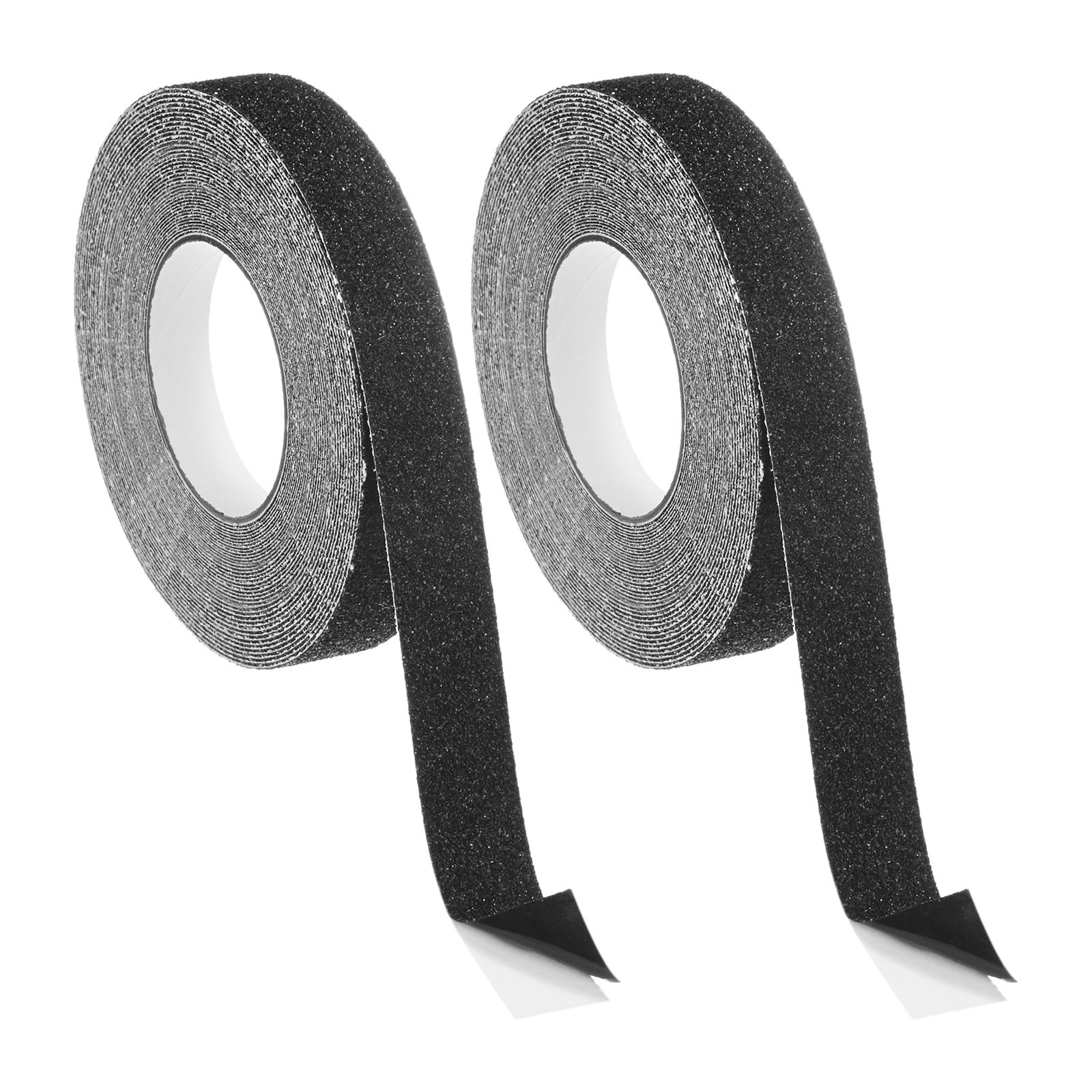 2-Pack Grip Tape, 0.8Inch x 49.2ft/20mm x 15m PVC Friction Tape [Black]