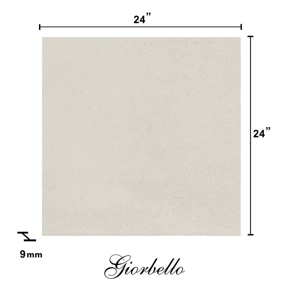 Spanish Armonia Beige 24 In. X 24 In. Micro Terrazzo Matte Porcelain Floor and W