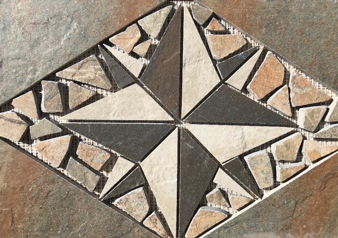 31 5/8″ x 21 5/8″ Tile Medallion – Daltile Ayers Rock tile series