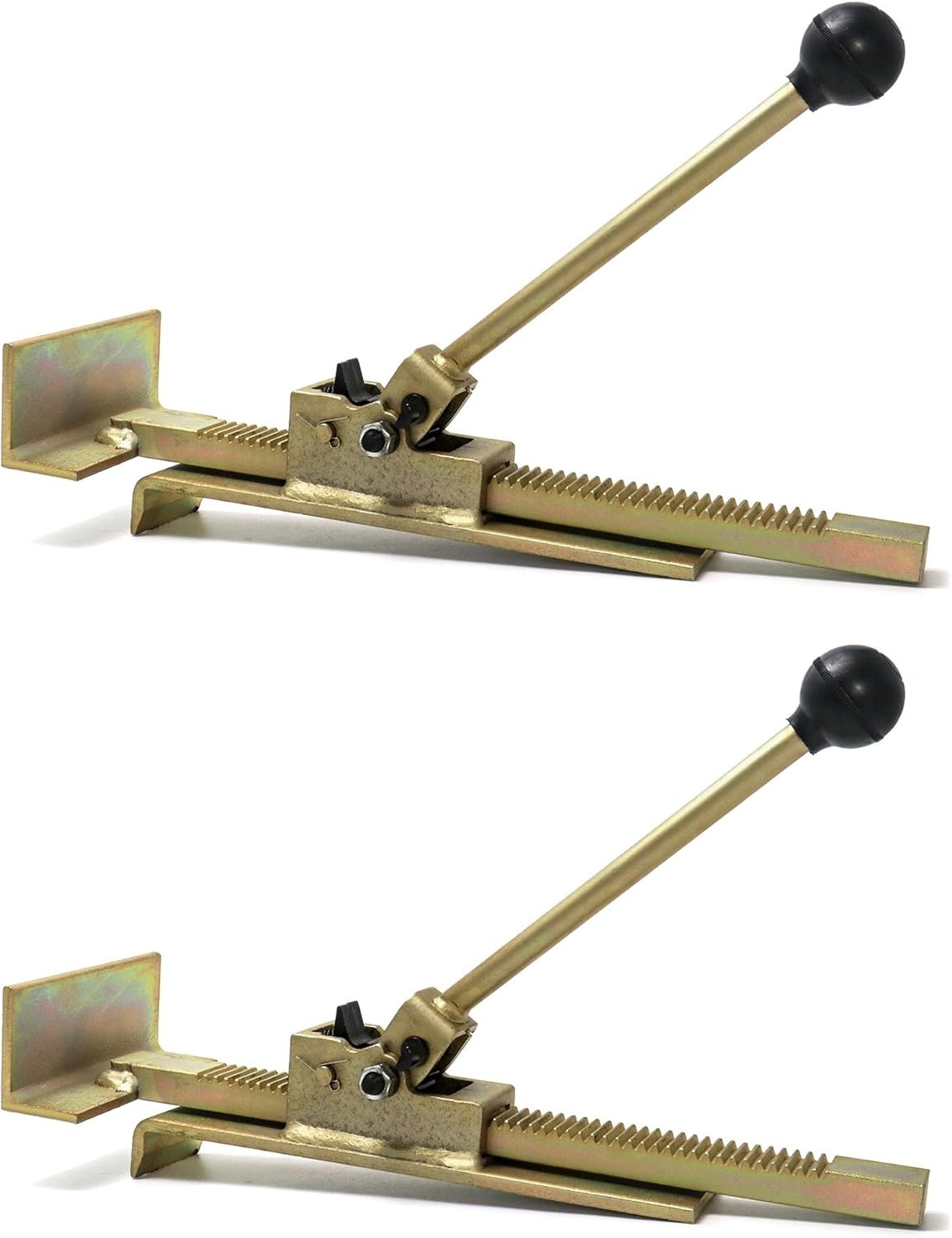 Hardwood Flooring Jack 2 Pack Metal Adjustable Ratchet for Installing and Str…