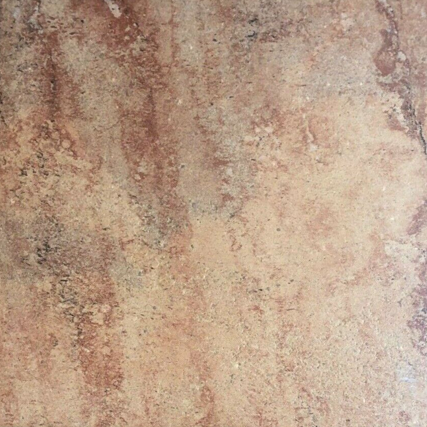 12×12 Magma Red Ceramic Tile Floor Remodel Hall Office Kitchen 5 TILEs T-78