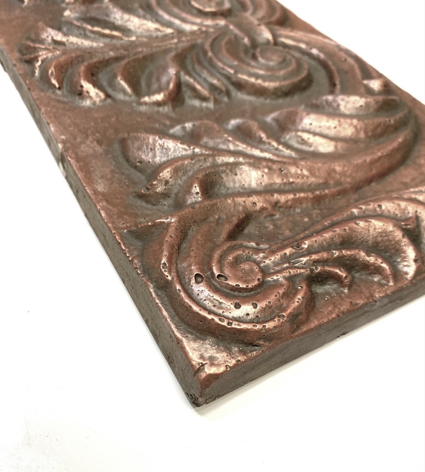 6×12 Firenze Copper Metal Resin Decor Accent Art Craft Tile Backsplash Tile