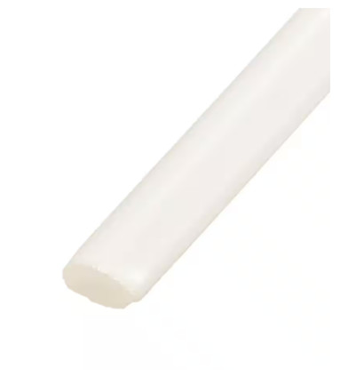 Daltile LuxeCraft Arctic White Matte 1/2″ Glazed Ceramic Jolly Tile Trim 0.48 SF