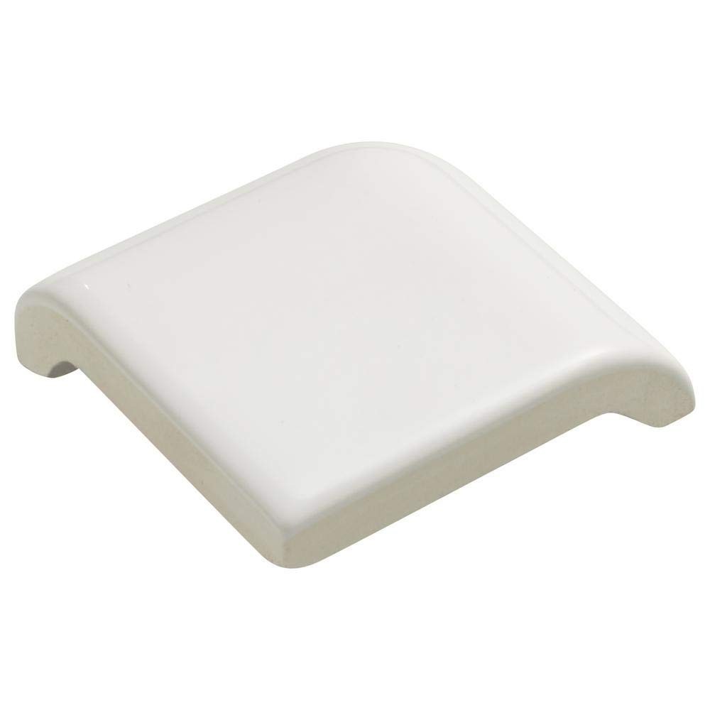 Daltile Restore 2″ x 2″ In Radius Bullnose Corner Ceramic Trim Tile Bright White