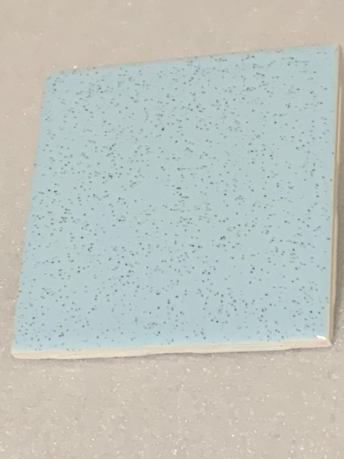 Vintage Stylon ceramic #211 Stardust Blue 4-1/4″ x 4 1/4″ Gloss