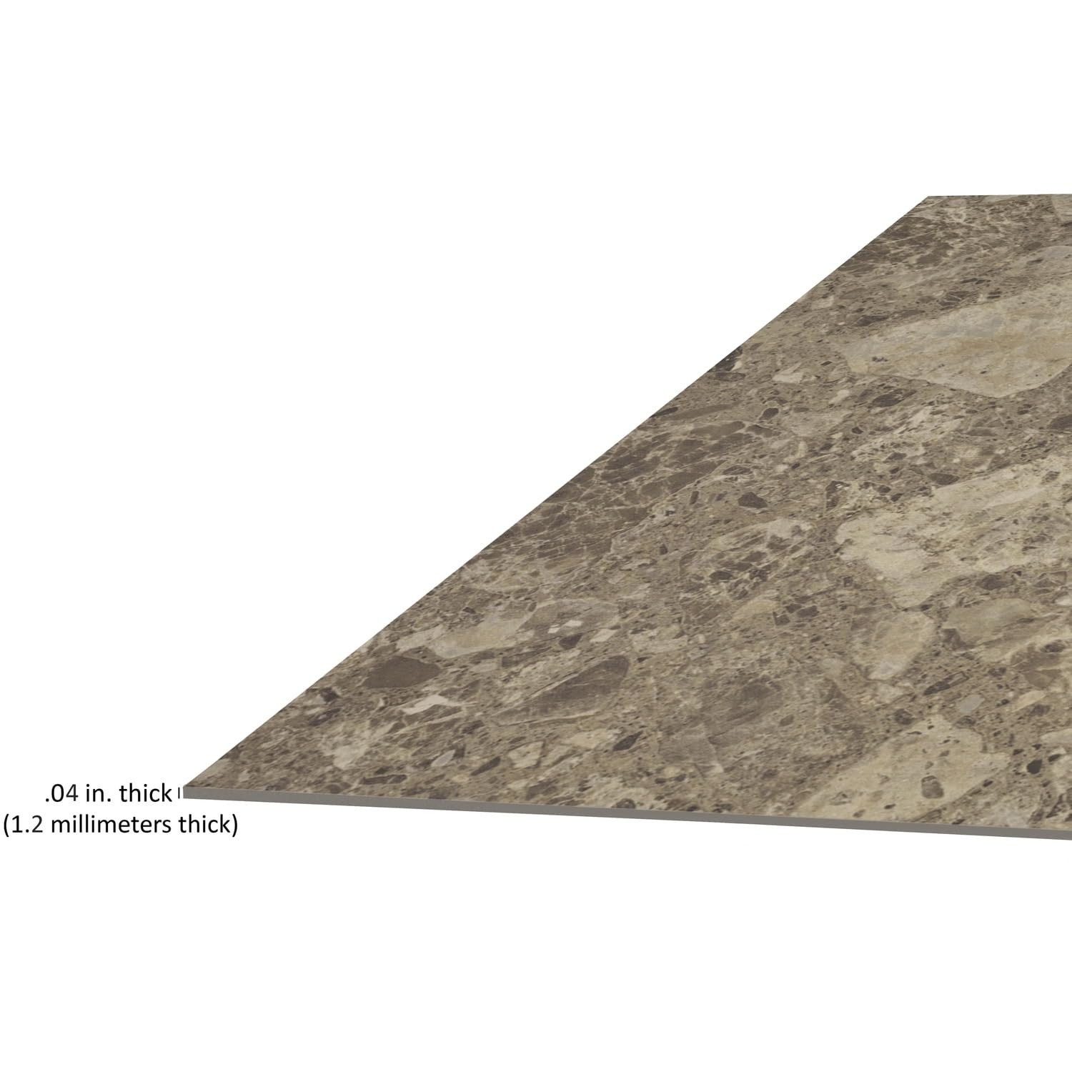 Nexus Self Adhesive 12-Inch Vinyl Floor Tiles, 20 Tiles – 12” x 12”, Empora…