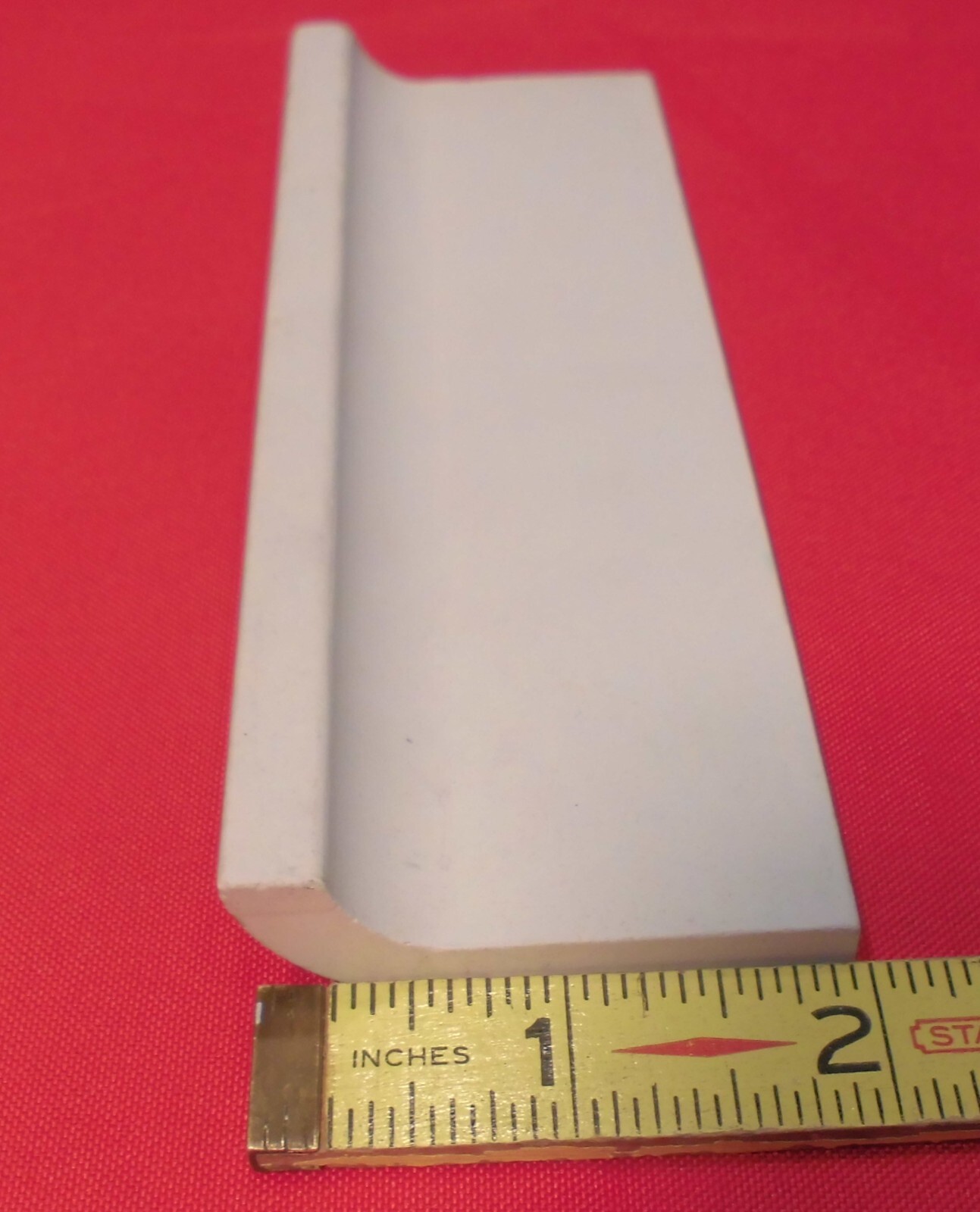 1 pc. Mint Green: Glossy Ceramic Radius Bullnose Tile: Wenczel Co. 2″ X 6-1/4″