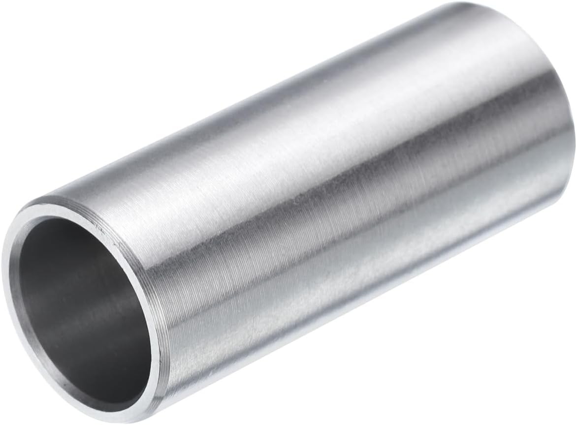 uxcell 5pcs Stainless Steel Spacer 1/2″ x 5/8″ x 1-1/2″, Silver tone