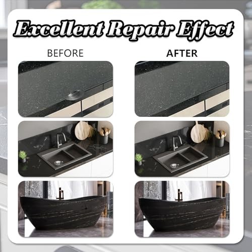 Quartz Countertop Repair Kit – Fix Chips, Cracks & Scratches on Marble, Tile & S