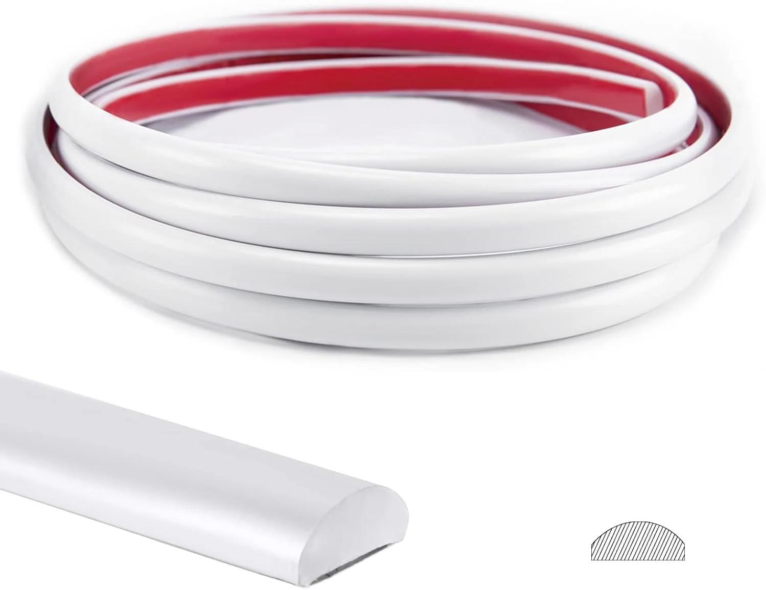 Art3d 10 Ft Peel and Stick Trim for Backsplash Tile Edge, Self-Adhesive Liner fo