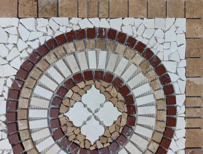 NEW DESIGN MOSAIC | Attractive & Stylish Art Marble Stone Mosaic | Square Shape
