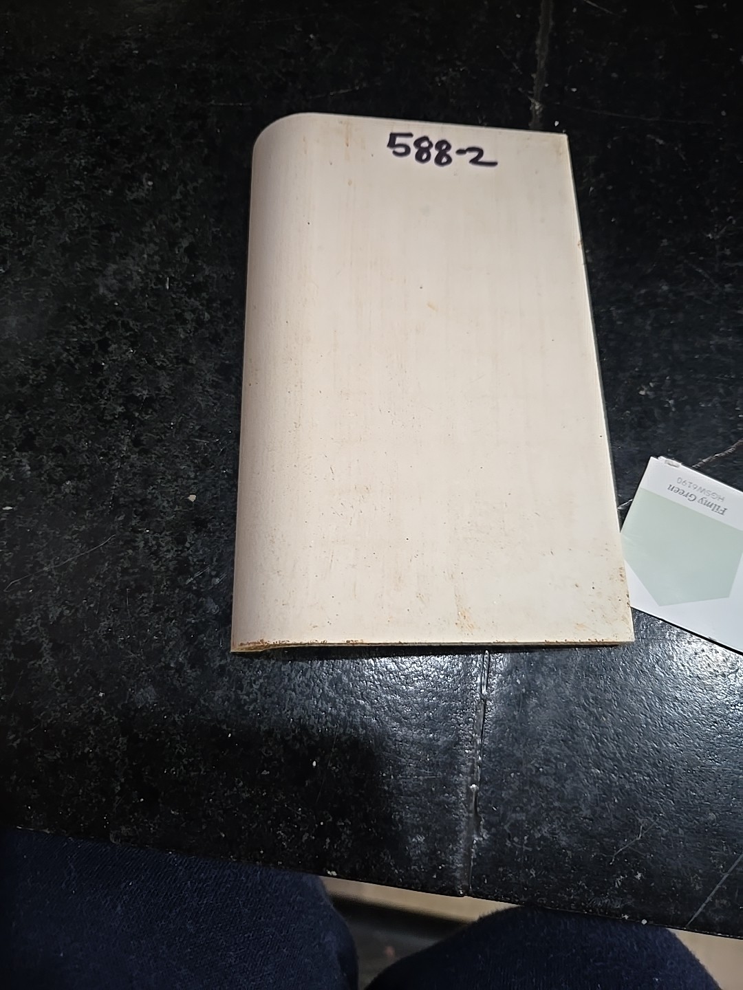 Vintage 6″ X 3 3/4″ Cove Base Matte Light Gray NOS Tile