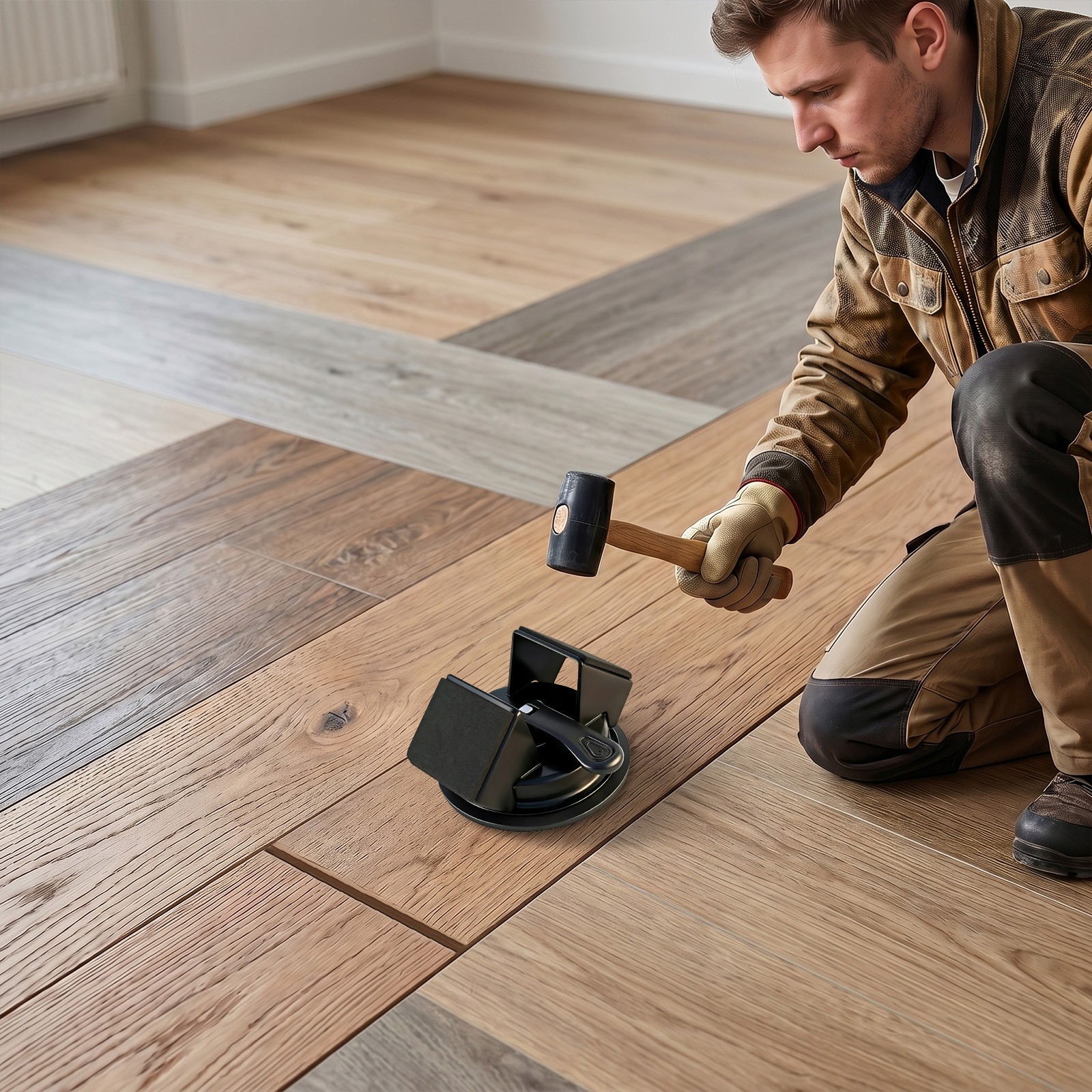Floor Gap Fixer Tool Laminate Flooring Repair Kit With Suction Cup For Hardwood