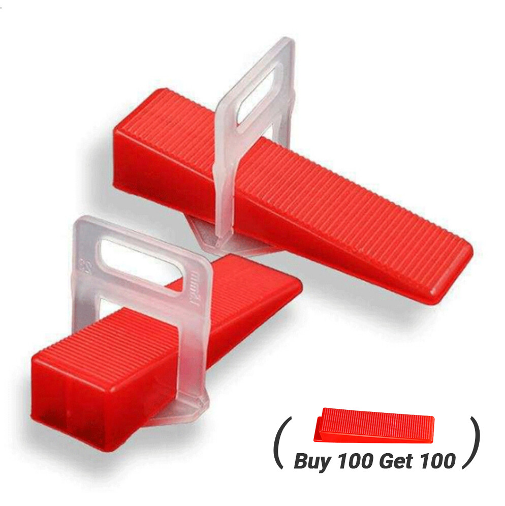 500pcs Tile Leveling System Kit 1/8″ Reusable Floor Wall Tiles Leveler Spacers