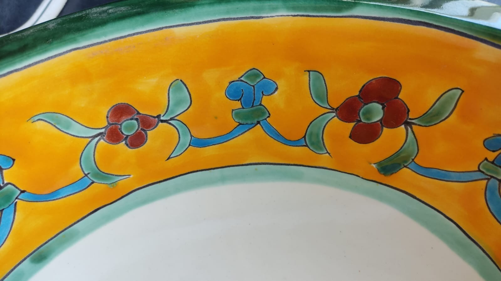 #021) MEDIUM 17×14 MEXICAN BATHROOM SINK CERAMIC DROP IN UNDERMOUNT BASIN