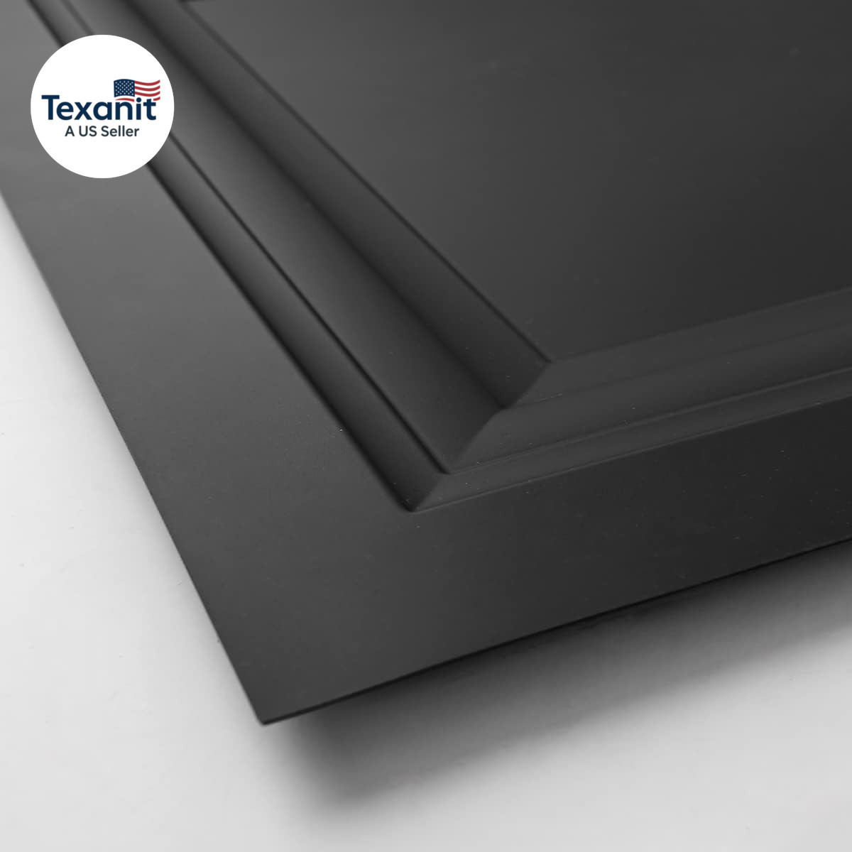 24-Pack Square Drop Ceiling Tile 2Ft X 2Ft in Black, PVC Ceiling Panel 24 X 24In