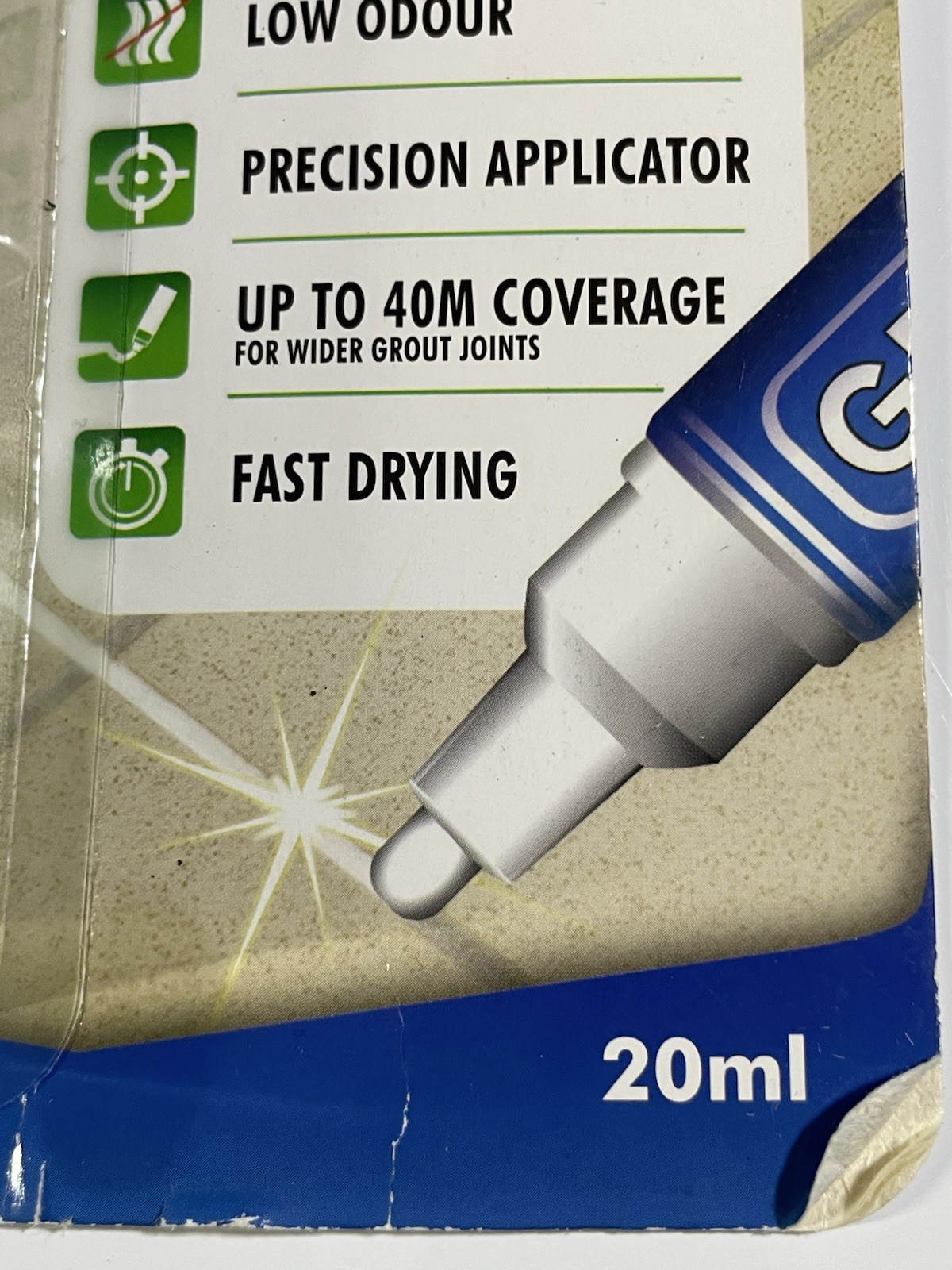 Grout Pen Black Tile Paint Marker: Waterproof Tile Grout Colorant Pen – Wide Tip