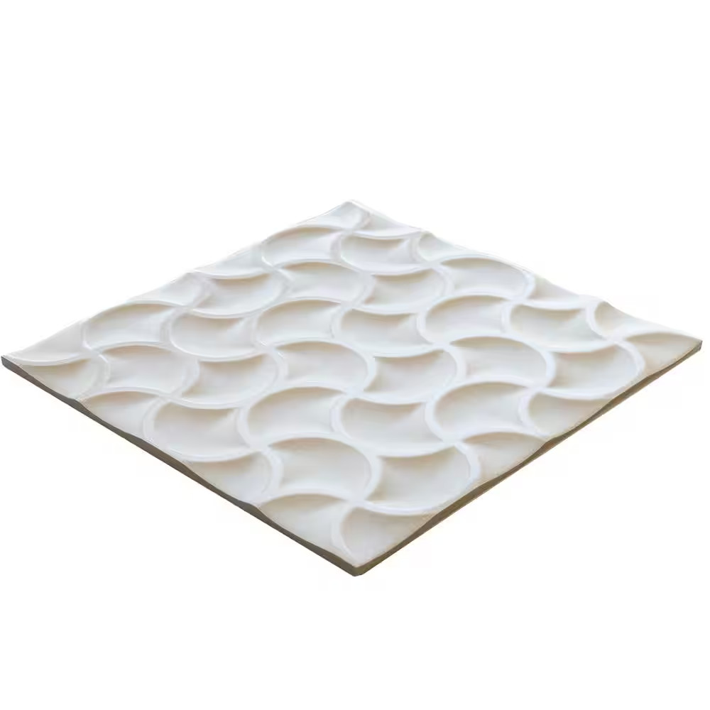 Citadel 13 In. X 13 In. Matte Soft Beige Terracotta Porcelain Lattice Tile (9.57