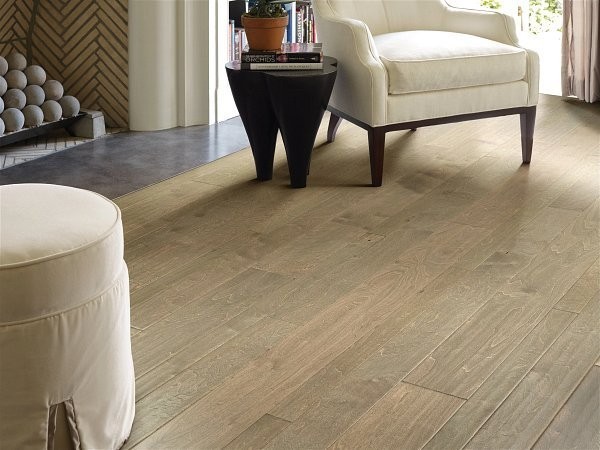 Shaw Premium Birch Engineered Hardwood Siesta Key in Color Crescent Beach