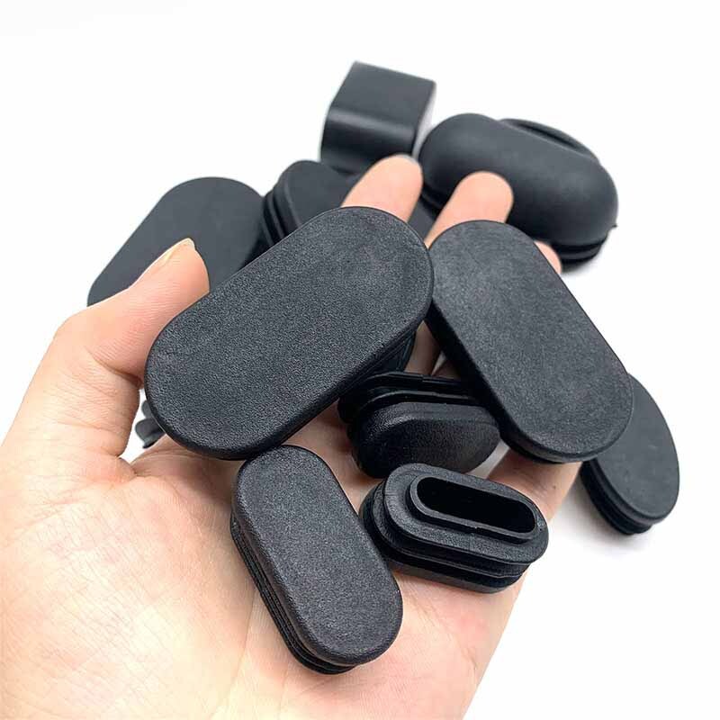Oval Plastic Tubes End Caps Bungs Blanking Plugs Pipe Inserts Table Feet Chair