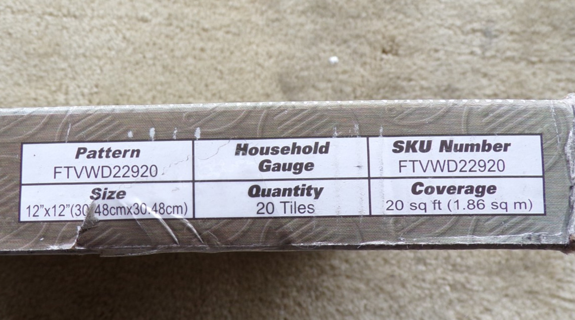 Nexus Self Adhesive 12-Inch Vinyl Floor Tiles, 20 Tiles – gray – 12″ x 12″ @hS