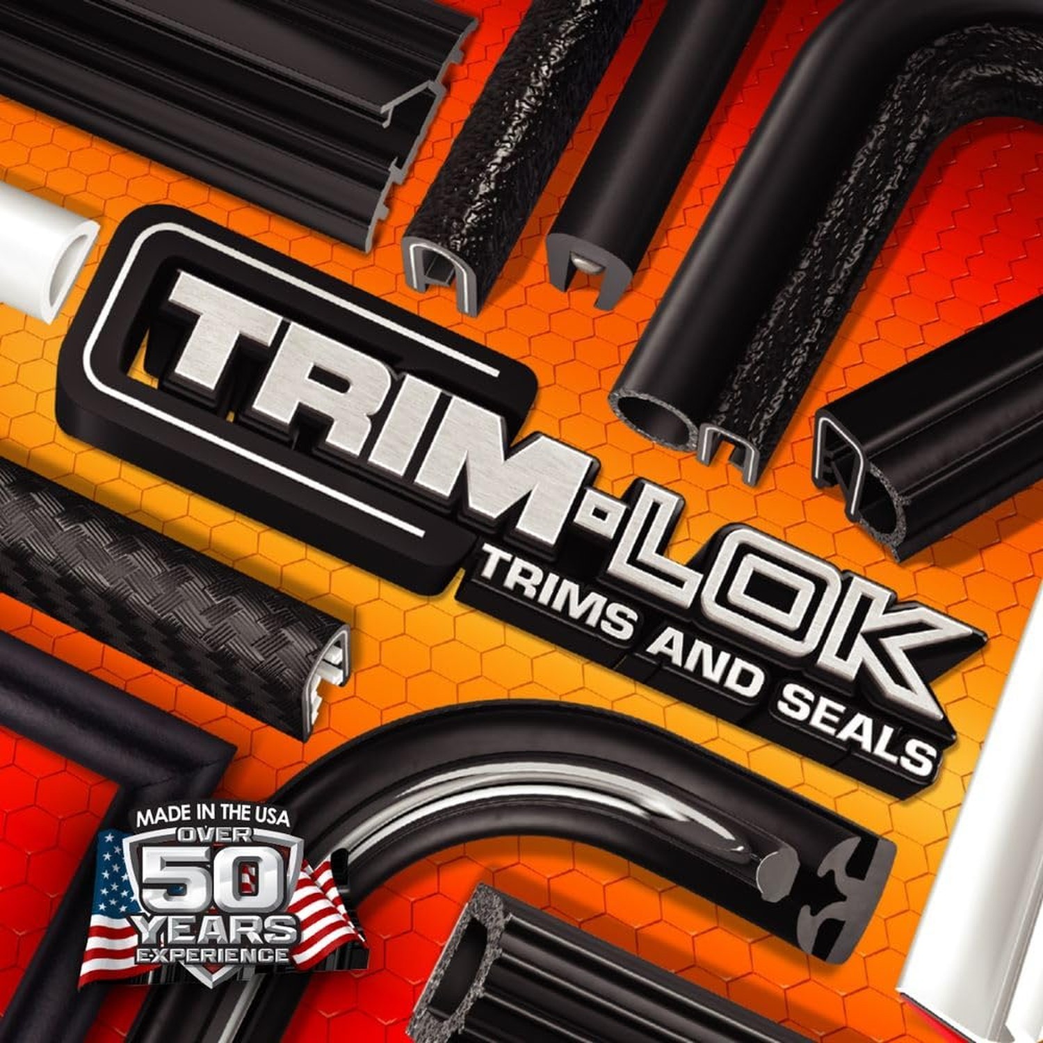 TRIM-LOK Edge Trim, Fits 1/8-Inch Edge, 7/16-Inch Leg Length, 25-Foot Length,…