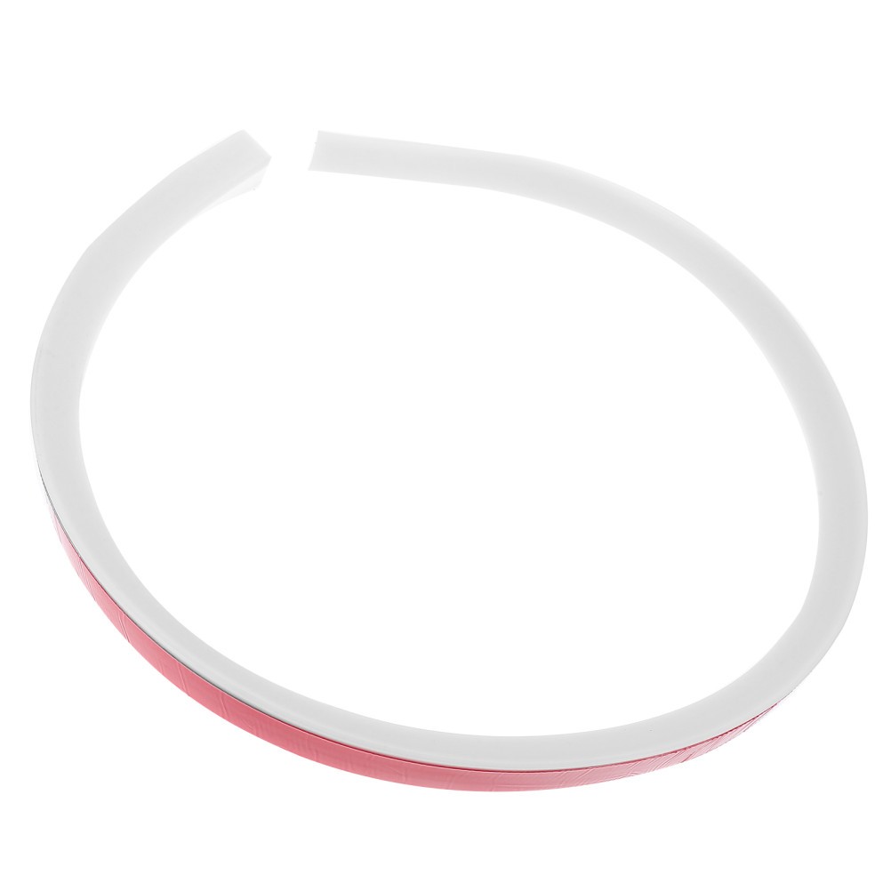 White Shower Threshold Ramp Water Stopper Strip for Bathroom Floor Seal