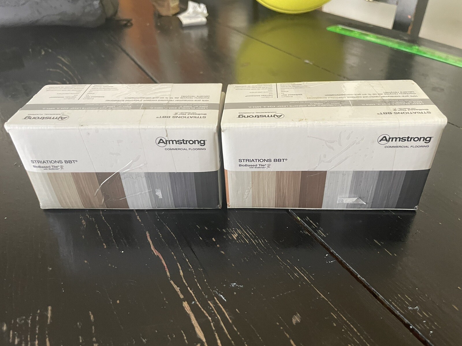 Armstrong Commercial Flooring 2 Biobased Tile Sample Boxes 32 PCs See + Info