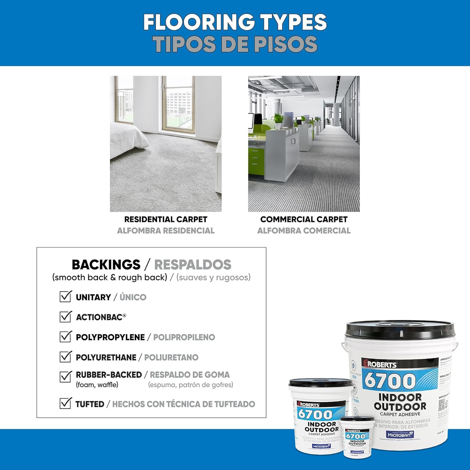 ROBERTS 6700-1 1 Gallon Indoor/Outdoor Carpet/Artificial Turf 1