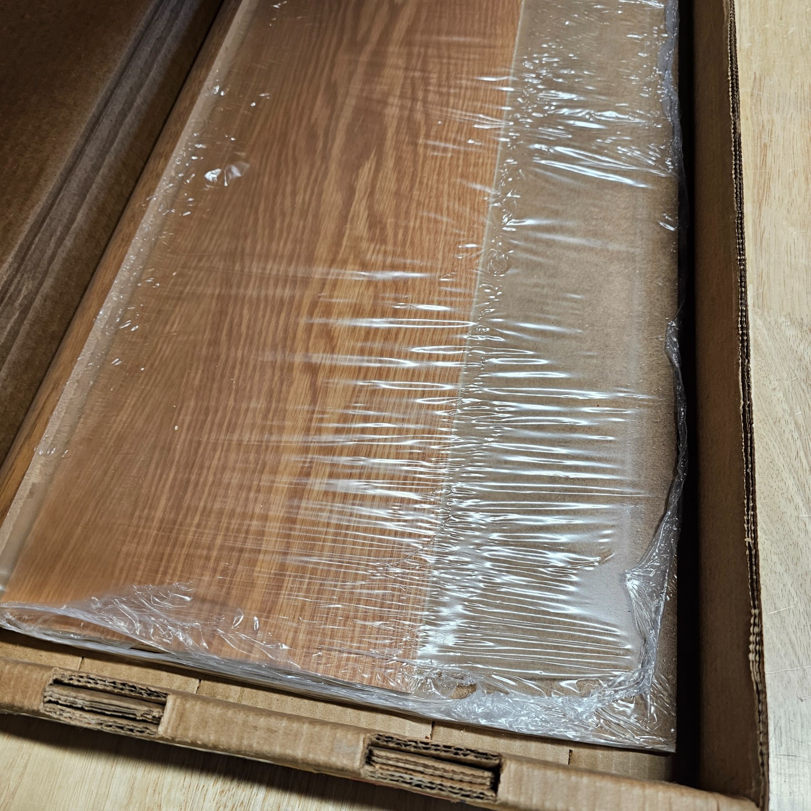 Cap A Tread Haley Oak Laminate Stair Tread & Reversible Riser Kit 2-Pack 01CA717