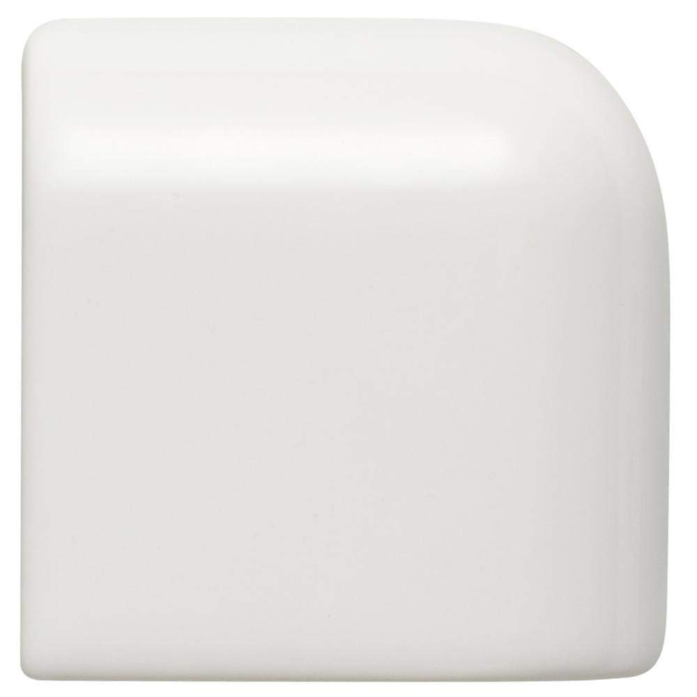 Daltile Restore 2″ x 2″ In Radius Bullnose Corner Ceramic Trim Tile Bright White