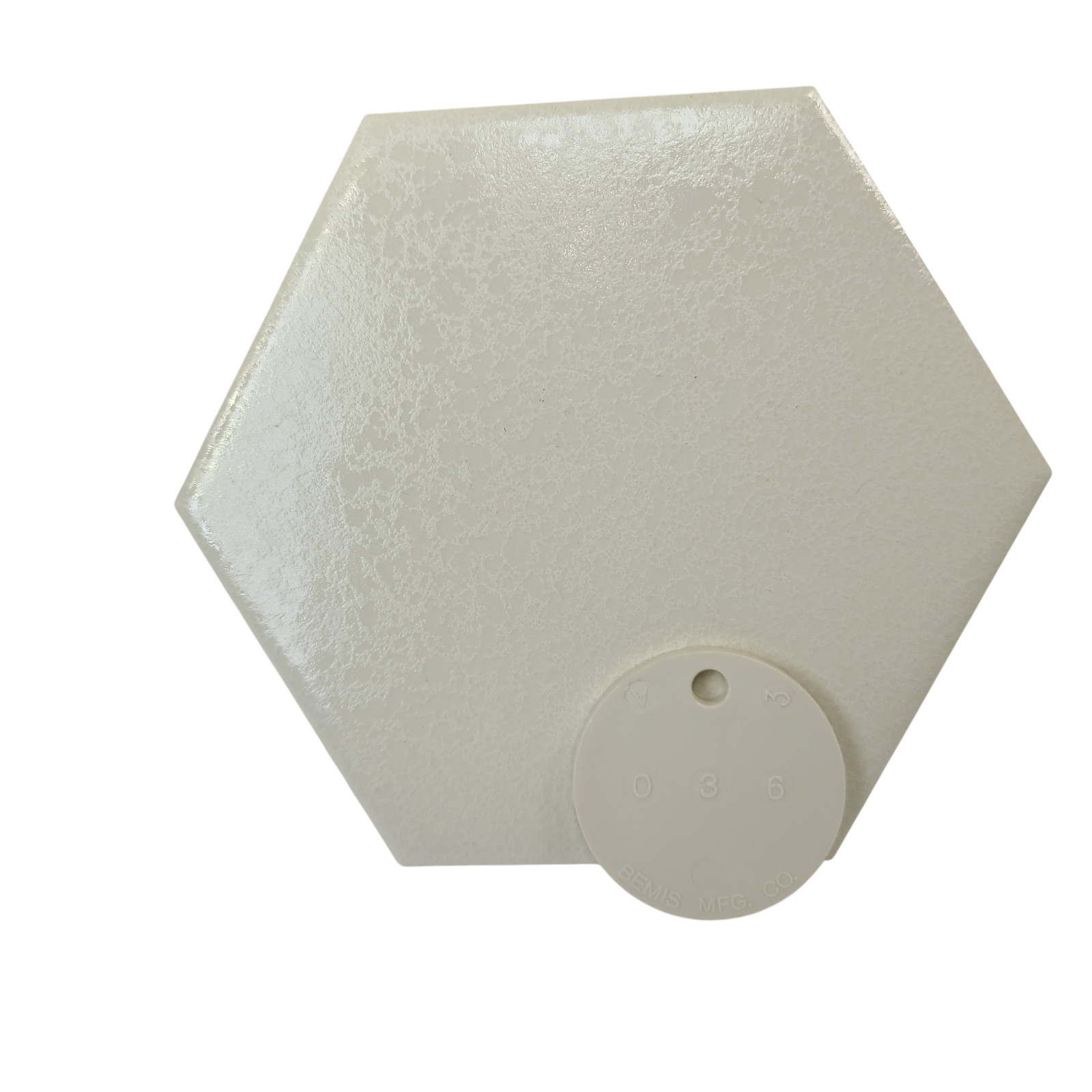 Beige Bone Almond Ceramic Tile Hexagon FT Subway Vintage Mid Century Crystalline