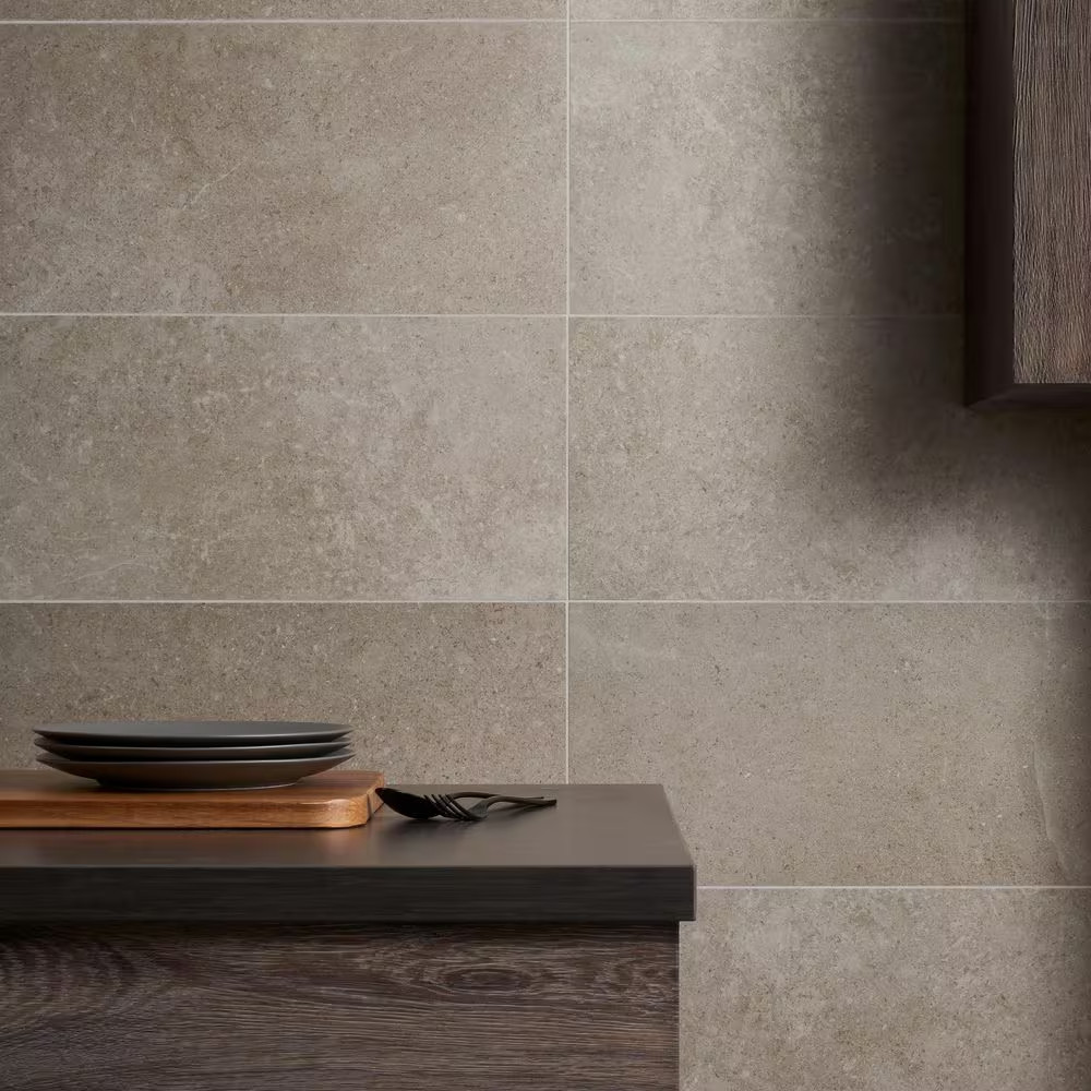 Iris Tortora Taupe 11.81 In. X 23.62 In. Matte Porcelain Floor and Wall Tile (9.