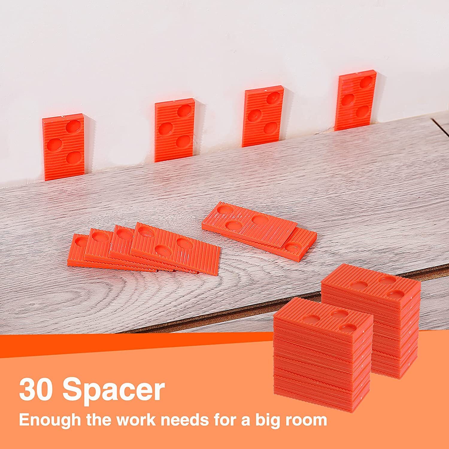 VALUEMAX/Goldblatt 100/30 Pieces Spacers Laminate Wood Flooring Installation Kit