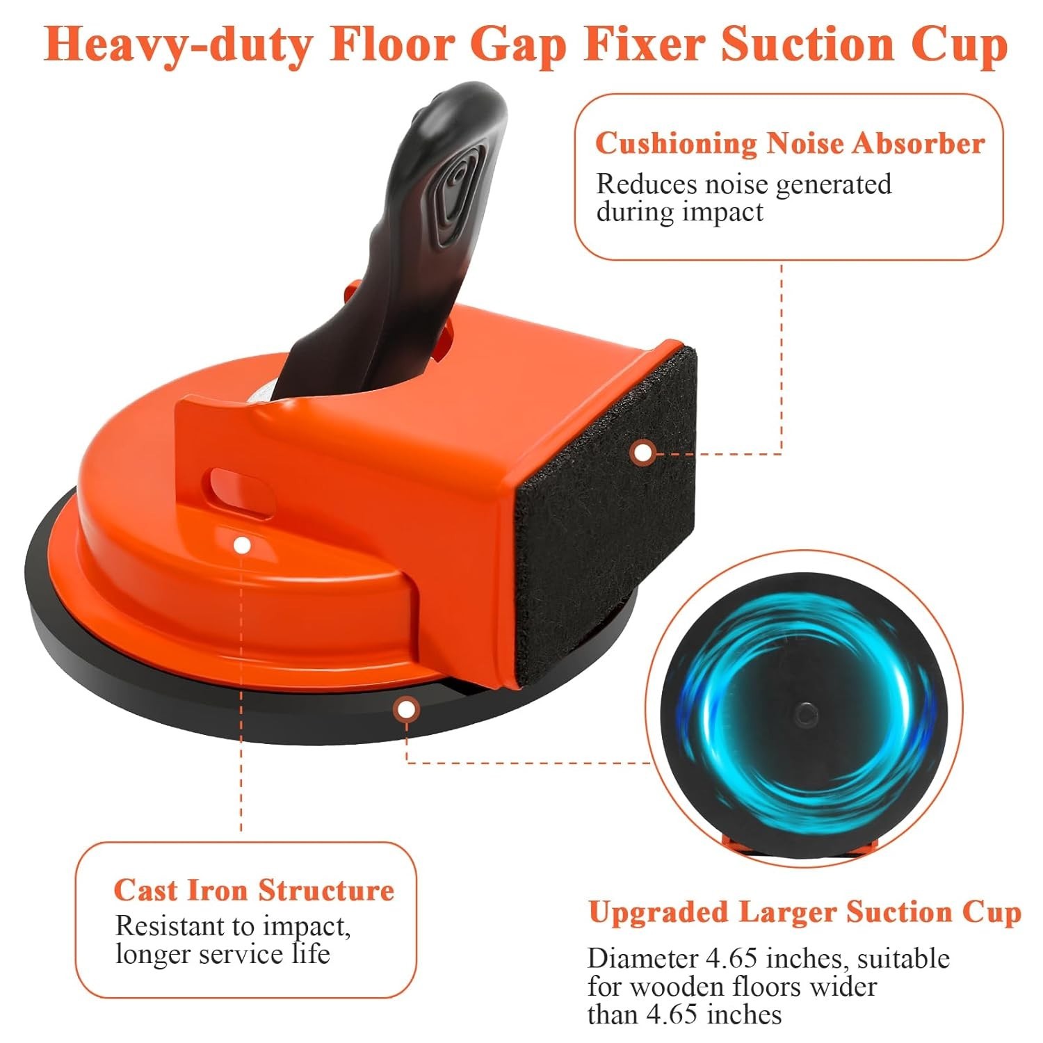 Heavy Duty Floor Gap Fixer Tool, Plank Grabber Floor Fix Pro, Made of Iron & Enh