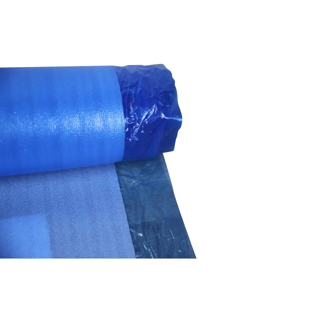 Laminate Flooring Blue Foam Underlayment 3.6 Ft W X 27.9 Ft L X 2 Mm T (100 Sq.F