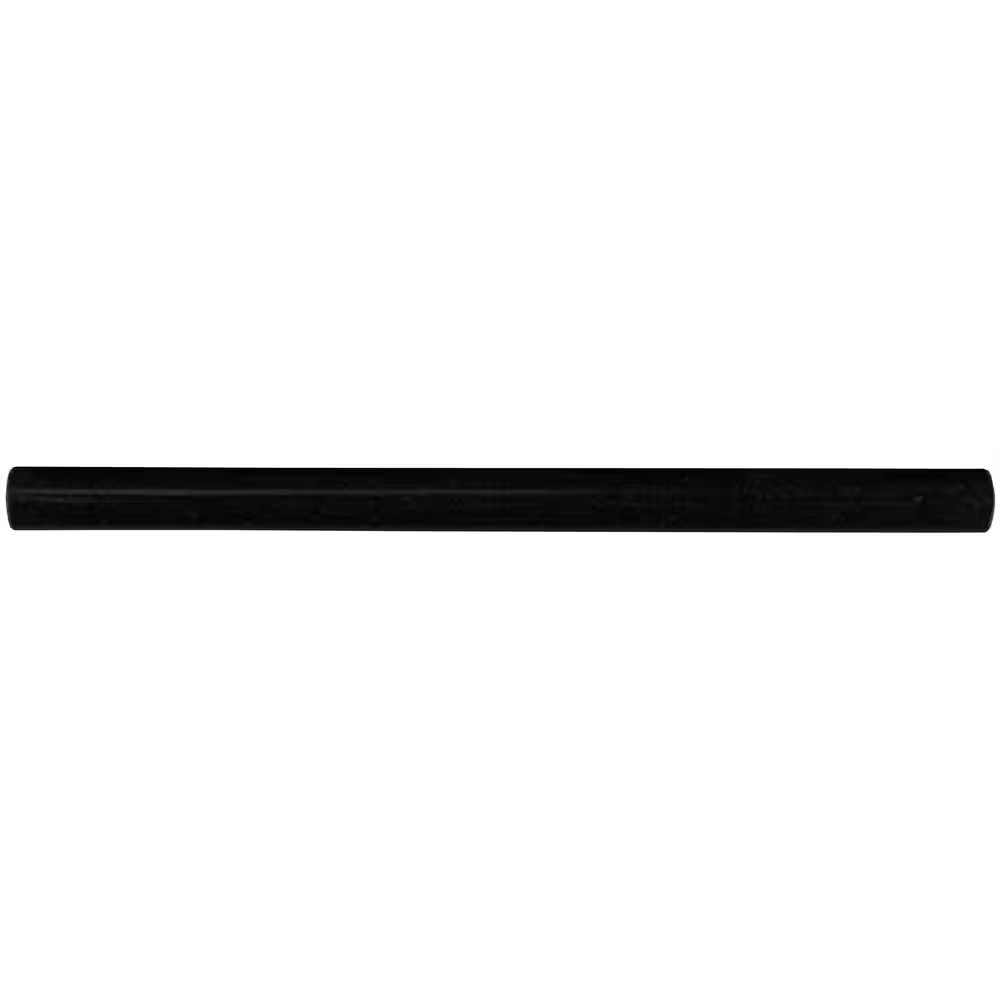 Absolute Black Pencil Molding 3/4 In. X 12 In. Polished Granite Wall Tile (1 Lin