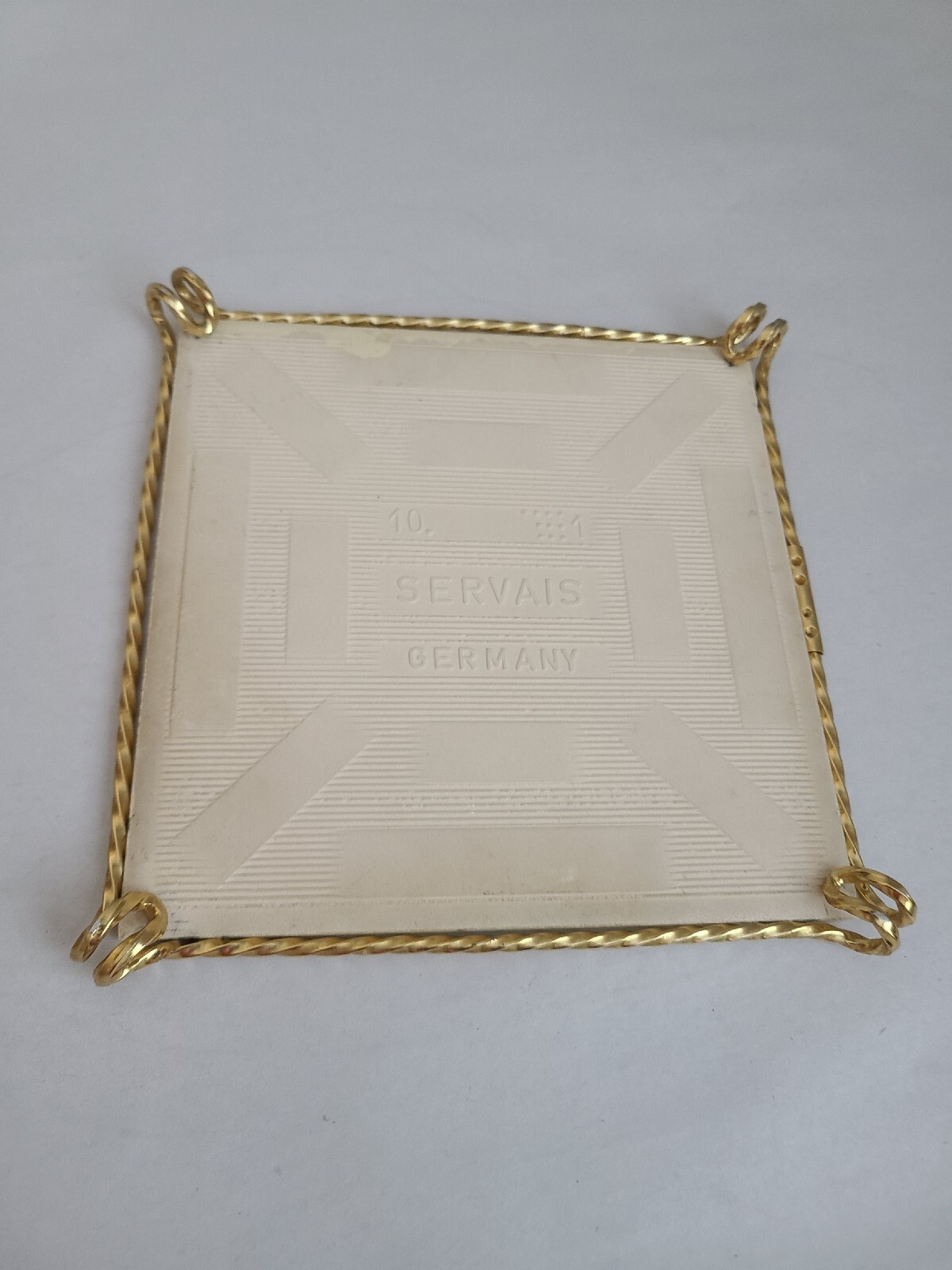 VTG Metal Framed Ceramic Tile “DER RHEIN von MAINZ bis KOBLENZ”