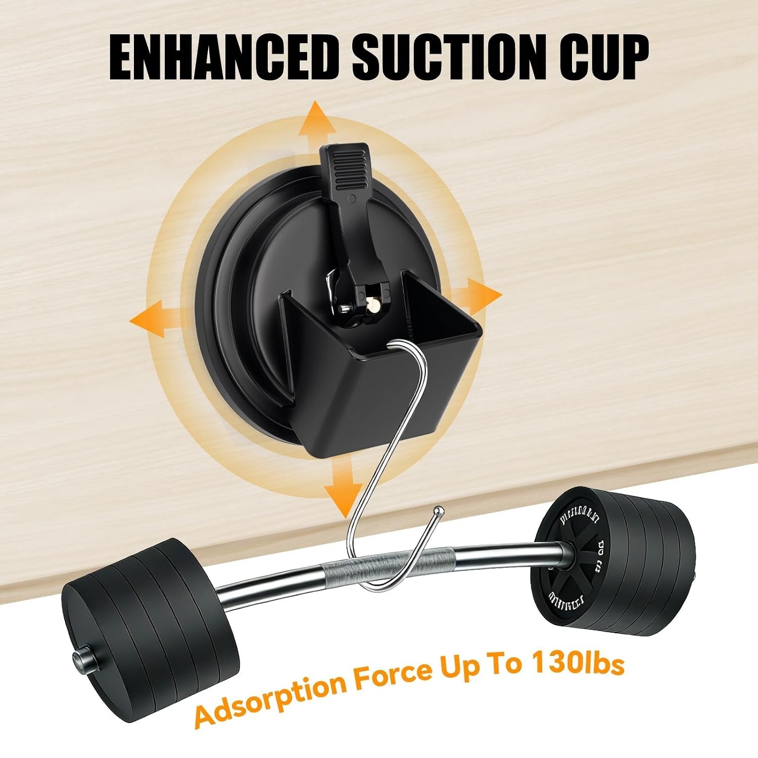 Heavy-Duty Floor Gap Fixer Tool with 130 lbs Suction Cup for Smooth Flooring