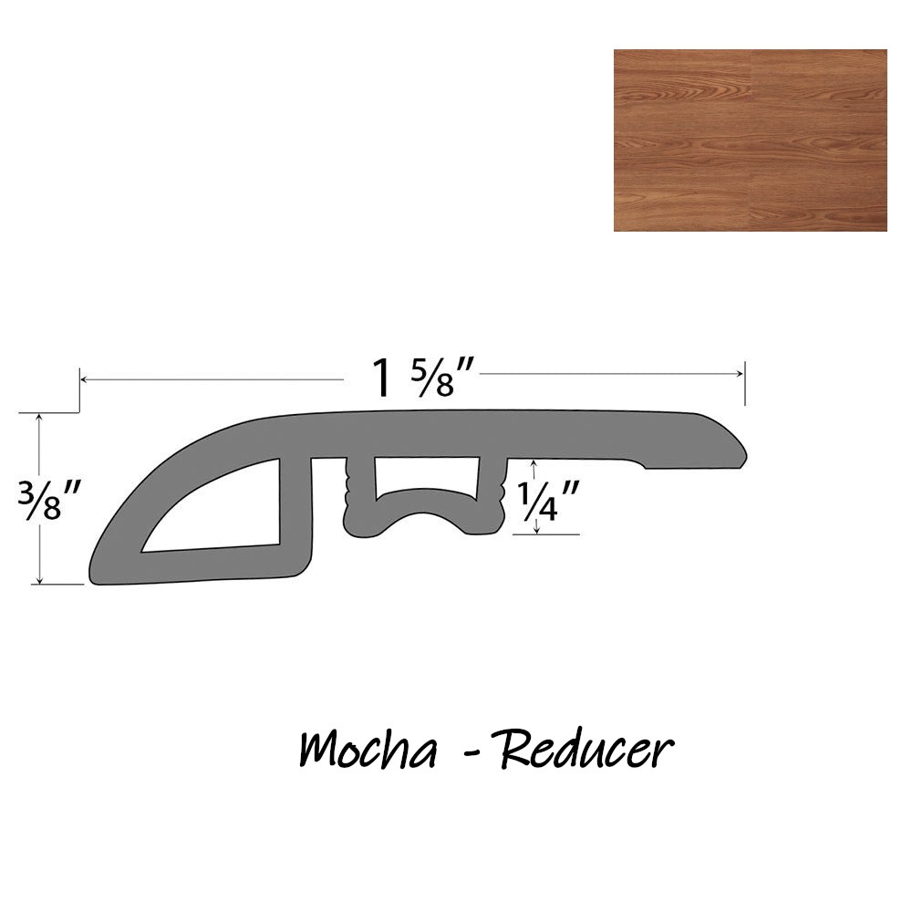 PRODURA Mocha 28mil Heavy Duty Wearlayer Vinyl Click Luxury Floor 48x7inx8mm