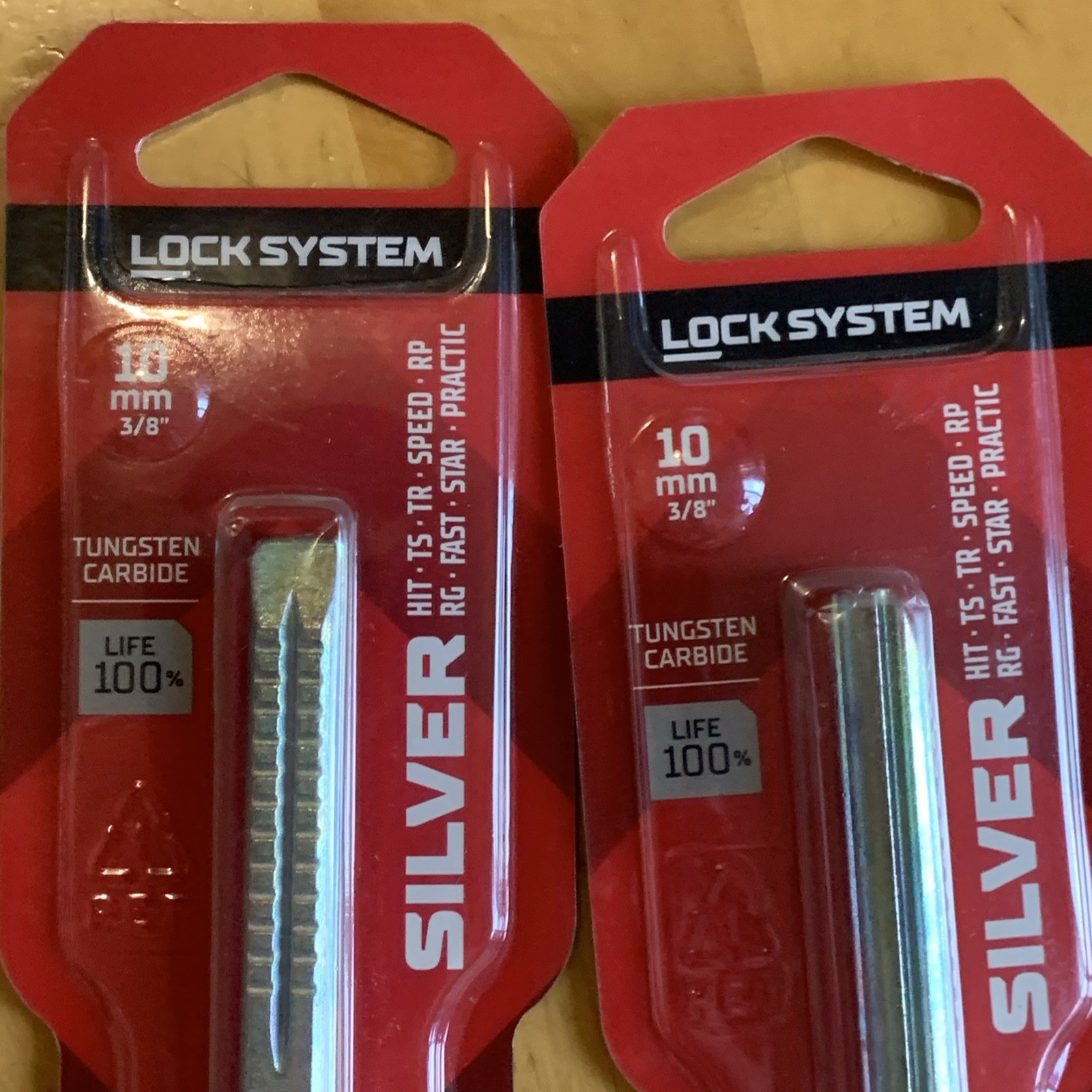 A pair of scoring Wheel RUBI 01946 Tile Cutter 10mm 3/8” Tungsten Carbide